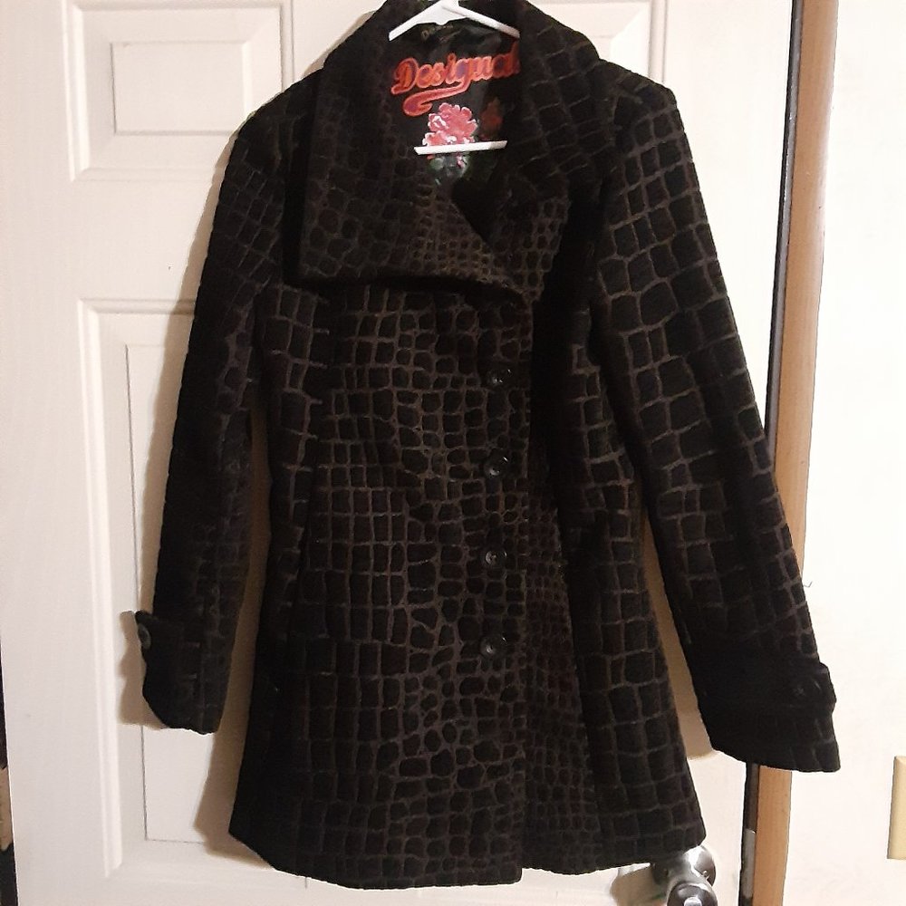 Desigual Women's Button Up Coat in Size 38